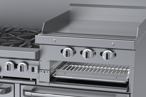 Raised Griddle Broiler
