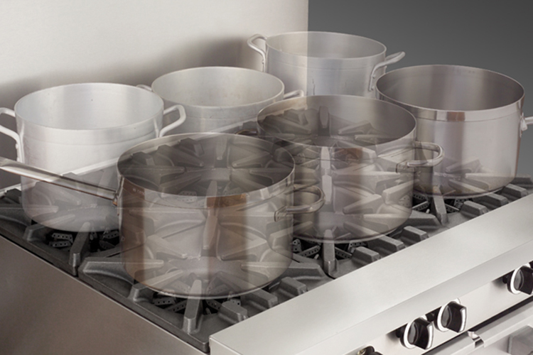 Expanded Cook Top: Improved Productivity!